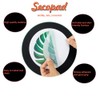 Secopad Non Slip Bathtub Stickers, 10 PCS Large Leaves Adhesive