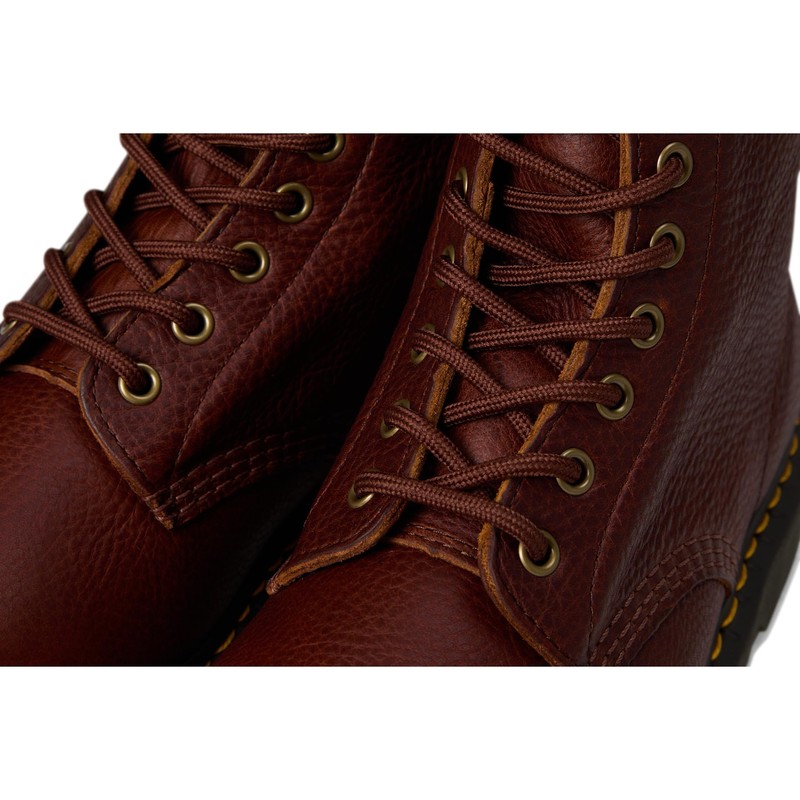 Dr. Martens Unisex 1460 Pascal Combat Boot, Cashew Ambassador, 10