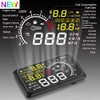 5.5"Big Screen Windshield HUD Head Up Display OBD2 EOBD L/H