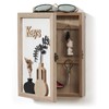 AHUONEL Key Holder Wall Mount Key Holder for Wall, Rustic