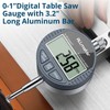 ALLmeter Digital Table Saw Gauge with Dial Indicator 0-1 Inch