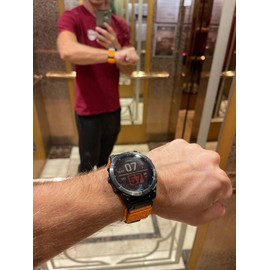 Nylon Sports Watch Band, 26mm Military Strap Compatible with Garmin Instinct 3 50mm/Fenix 8 51mm/7X/7X Pro/6X/6X Pro/5X/5X Plus, Tactix 7 Pro/ Delta, Quatix 6X/5X, Descent MK1/MK2, Instinct 2X, Foretrex 601/701, Enduro /Enduro 2/ Enduro 3, D2