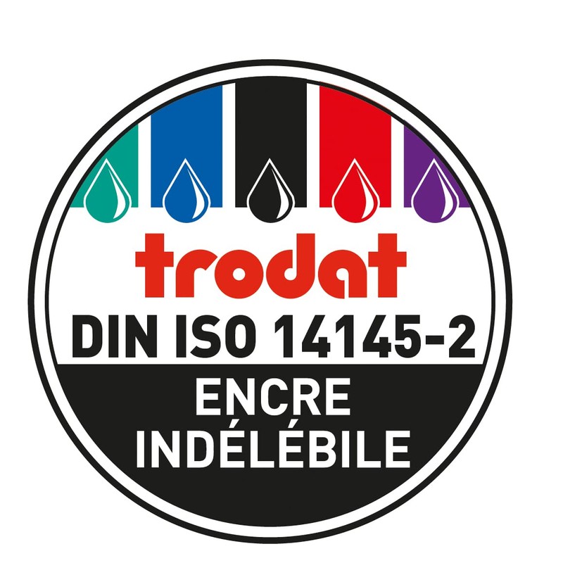 Trodat B499202 X-Print Automatic-Stamp"Payemaster, Red Ink