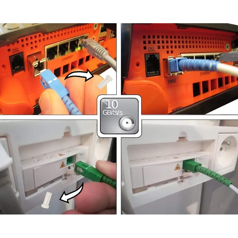 Elfcam® - Fibre Optic Cable (Optic Cable) Compatible SC/APC to