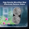 Pack of 12 Microfibre Cloths for Window Cleaning Robots, Reusable