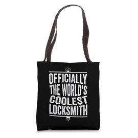 Officially The World's Coolest Locksmith Lockout Specialist Tote Bag
