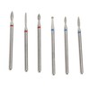 Russian Manicure Drill Bits,Russian Cuticle Drill Bit Set,6pcs Cuticle Remover