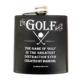 Arora Ultimate Gift for Man 8874 Golf Hip Flask, Multicolour, One Size