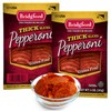 Bridgford Thick Sliced Pepperoni 5 oz Pack of 2 -