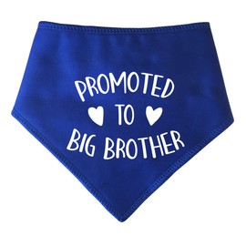 Spoilt Rotten Pets Blue Promoted To Big Brother Dog Bandana - For Dogs Baby Showers & Announcement Gender Reveal (S2 Small Dogs Terrier, Shih-Tzu & Cockers)