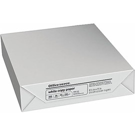 Office Depot Copy Fax Laser Inkjet Printer Paper, 8 1/2 Inch X 11 Inch Letter Size, 20 Lb, 92 Us / 105 Euro Bright White, Acid Free, Ream, 500 Total Sheets (273646/Ream)