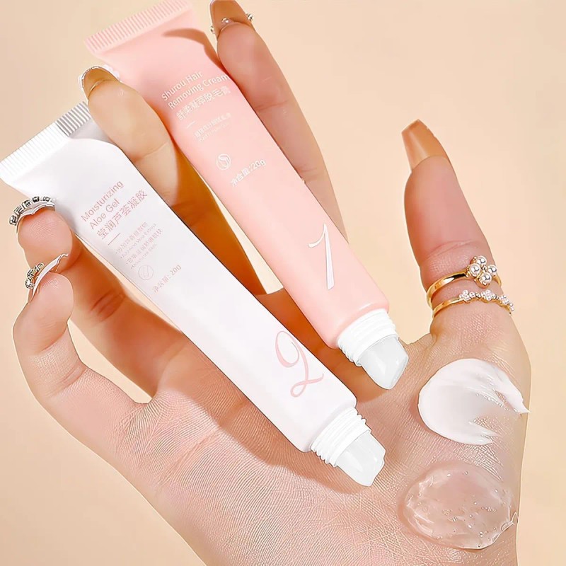 Auures - Crema Depilatoria 2 Kits, Kit De Crema Facial