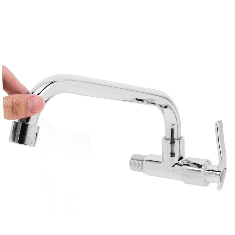 Operitacx Single Cold Water Faucet for Kitchen Wall-Mounted Quick-Open Modern