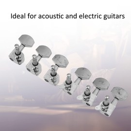 Clavijas de Afinación, Guarda Pañales, Clavijas de Afinación de Guitarra Completamente Cerradas de Tamaños Estándar para Guitarras Acústicas y Eléctricas