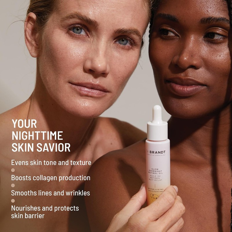 Glow Overnight Retinol Oil by Dr. Brandt for Women -