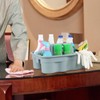 Bringer Set of 6 Plastic Cleaning Caddy Carry Caddy for