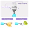 Lehoo Castle 6 Pieces Toddler Utensils, Kids Silverware for 2