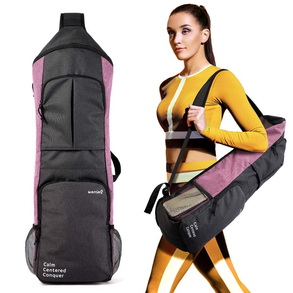 Warrior2 Yoga Mat Holder Carrier, Yoga Backpack Fits 1/2 Inch