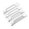 4 Sets Exterior Door Handle Cover ABS Chrome Weatherproof Replacement