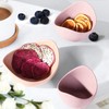 Notakia Salad Decorative Bowls Lotus Shaped Pasta Bowls Dishwasher Safe,