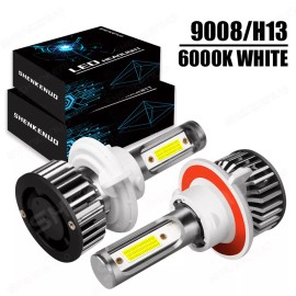 SHENKENUO Kits de conversión de luces altas y bajas para faros delanteros LED H13 9008 2x