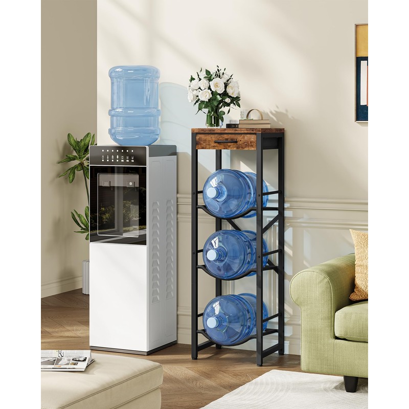 CHOEZON 5-Gallon Water Jug Holder, Water Bottle Holder, 3-Tier Kettle