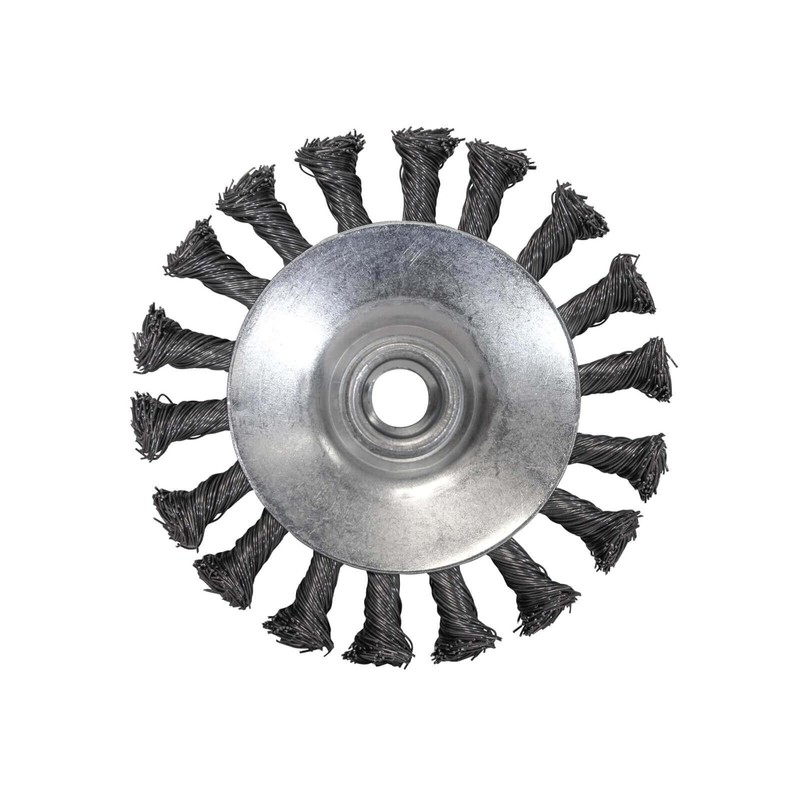Faithfull WBTC100 Conical Wire Brush 100 x M14 x 2