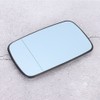 Right Hand Blue Heated Wing Door Mirror Glass Fit for