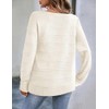 Zeagoo Oversized Sweaters for Women Trendy Hollow Out Crewneck Long