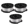 WANGCL 3 Pack A6481 A6485 Spool Line for Black Decker