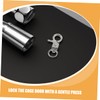 LIOOBO 5pcs Bird Cage Lock Badges Medium Bird Stainless Steel