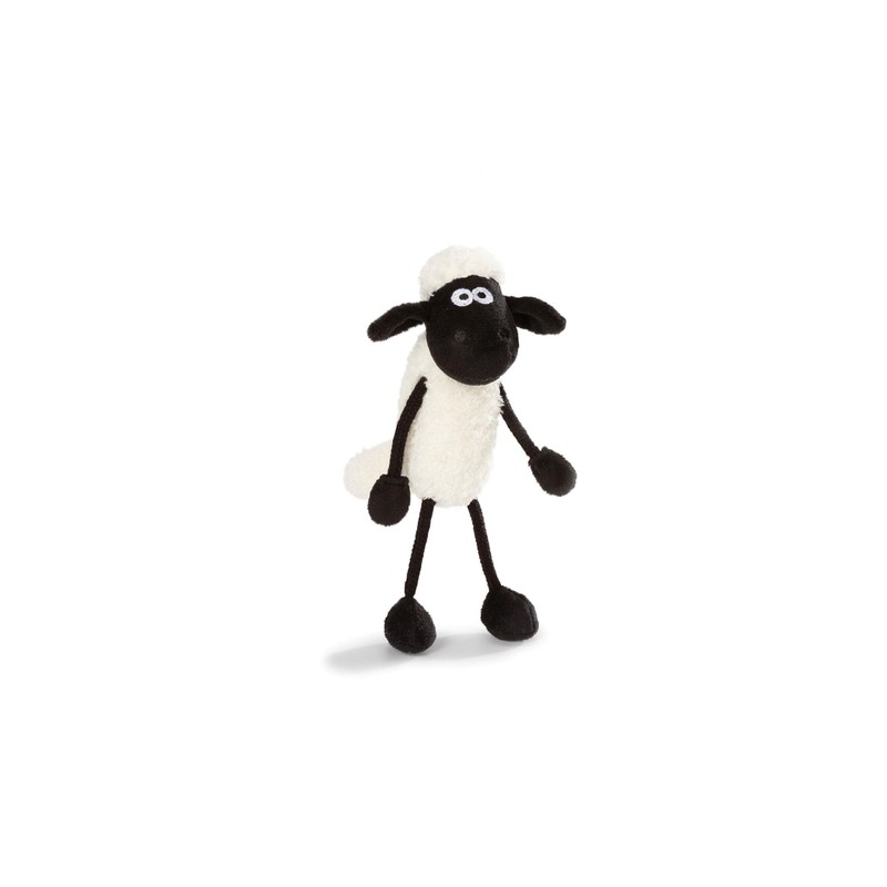 Nici 39652 Shaun The Sheep Soft Toy, White, 15cm, White