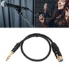 XLR to 6.35mm Cable Female to Male Gold Plated XLR