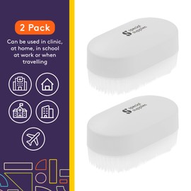 Special Supplies Sensory Brush Therapressure Therapy Brush for Occupational and Sensory Brushing, 2 Pack, Stimulating and Calming Tools for Kids and Adults, Soft Flexible Bristles, Latex Free