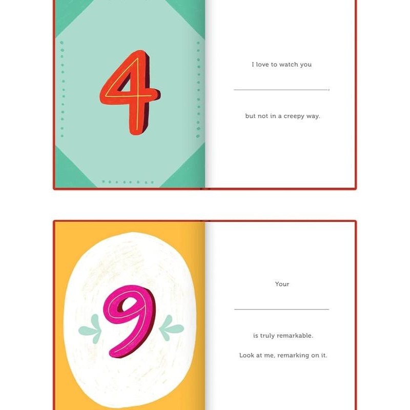 About You Book Fill in the Love Fill-in-the-Blank Book Gift