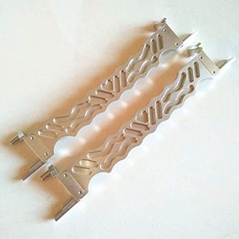 2pcs Aluminum Battery Holder Silver for Traxxas X-Maxx XMAXX Replace 7719