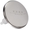 Wirquin Quick Clac Chrome Bath & Basin Click Waste Push
