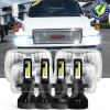 AQJ 4X LED HEADLIGHTS 4X6 FIT 2003-2008 2009 CHEVY KODIAK