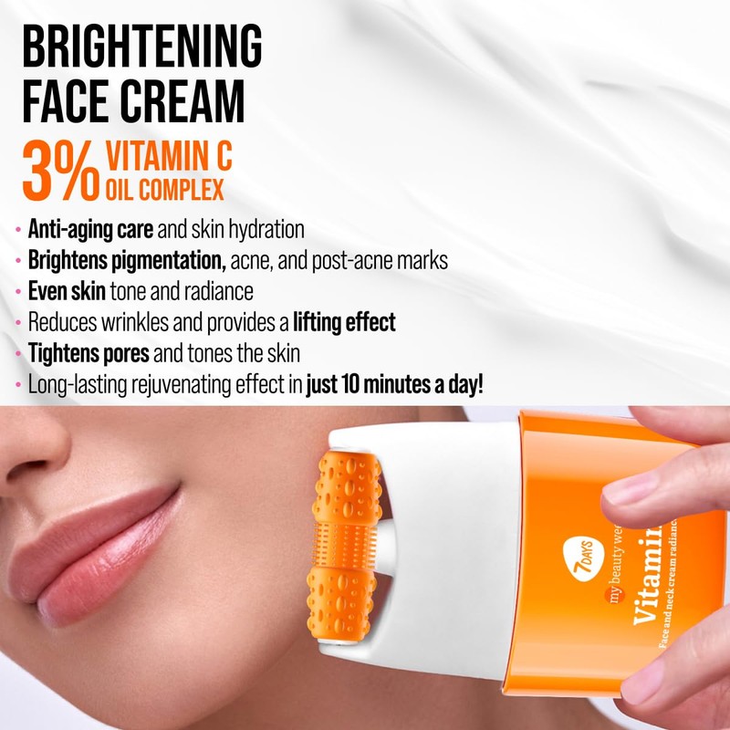 7DAYS Lifting Cream for Face with Vitamin C - Moisturising