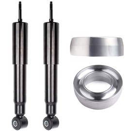 ECCPP Leveling Lift Kit Strut Spacers Struts Shock Absorbers Assembly for Dodge for Ram 2500 Leveling Lift Kit Raise Your Vehicle 2 inch Front Compatible for Dodge for Ram 1500 3.9L 1994-2001