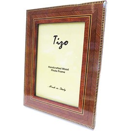 Tizo 4" X 6" Natural Wooden Frame, Made in Italy