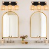 Popity home 3-Light Bathroom Vanity Light Fixtures, Rustic Farmhouse Wall