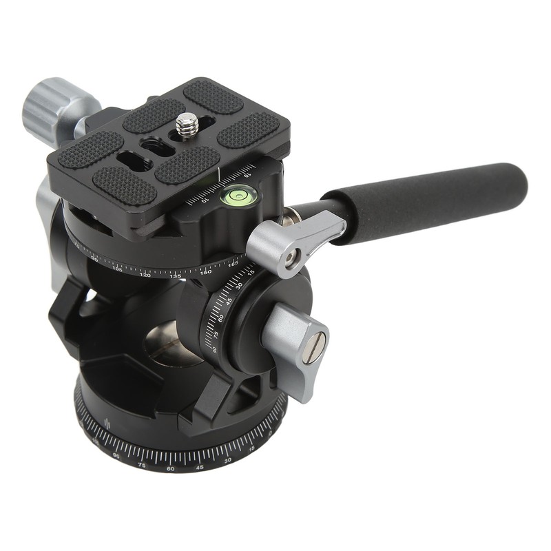 Camera Panoramic Tripod Head Aluminium Alloy with Handle Light Camera