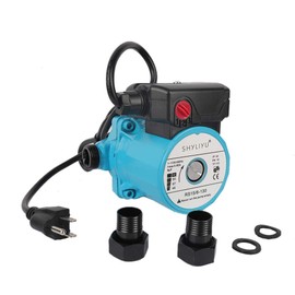 SHYLIYU Water Pressure Booster Pumps 115V/60HZ 3/4 inch Outlet Home Recirculating Pump Hot Water Circulator Circulation Pump 3-Speed Adjustment Shower Booster Pump…