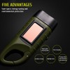Solar Powered Hand Crank Flashlight Rechargeable Emergency LED Light Lamp