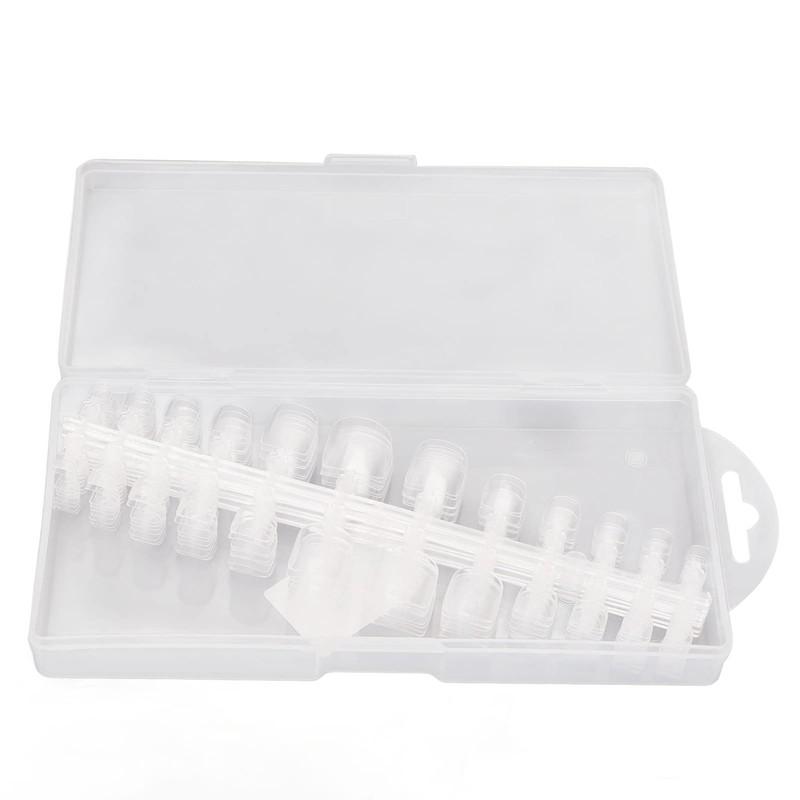 Brrnoo 240 Uñas Postizas de los Pies, Cubierta Completa, Multiusos,