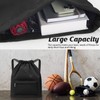 Drawstring Gym Backpack String Bag - Waterproof Nylon Large Sackpack