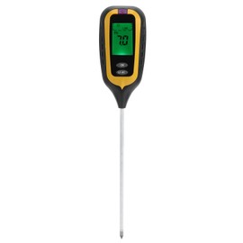 4‑in‑1 Soil Moisture Temperature Light PH Tester Meter Gardening Tools for Farm Lawn Plant