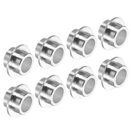 PATIKIL Inline Axle Bushing Spacers, 8 Pack Bearing Spacers Wheel Center Aluminum for Skates Roller, Silver