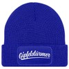 MoonWorks® Herren Beanie mit Patch Strickmütze mit Spruch Wandern Skifahren